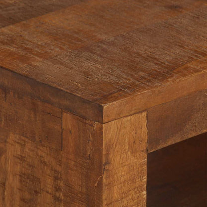 Konferenční Stolek Se 2 Zásuvkami 90X40X50 Cm Masivní Mangovník