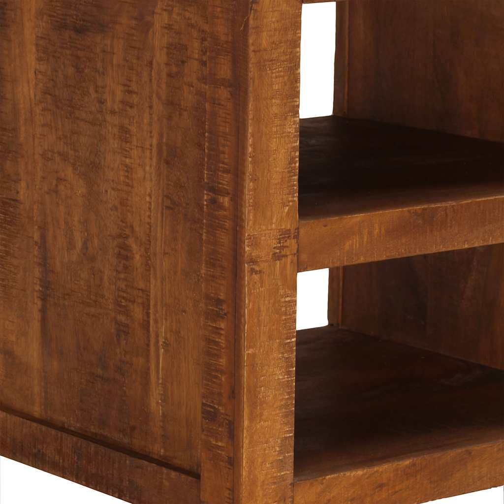 Konferenční Stolek Se 2 Zásuvkami 90X40X50 Cm Masivní Mangovník