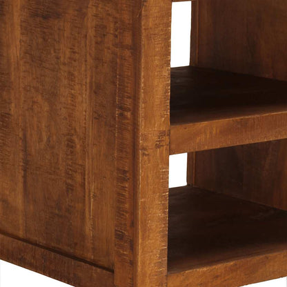 Konferenční Stolek Se 2 Zásuvkami 90X40X50 Cm Masivní Mangovník