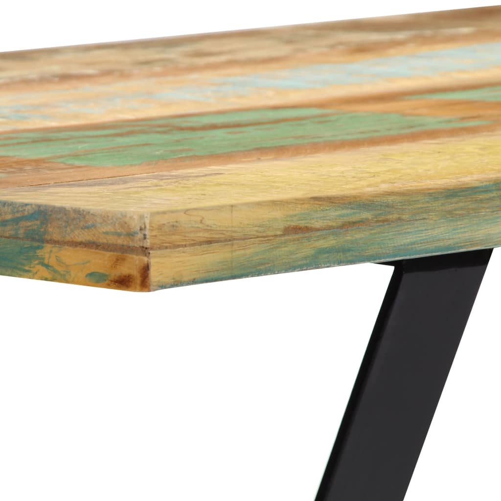 Lavice 110 Cm Masivní Recyklované Dřevo