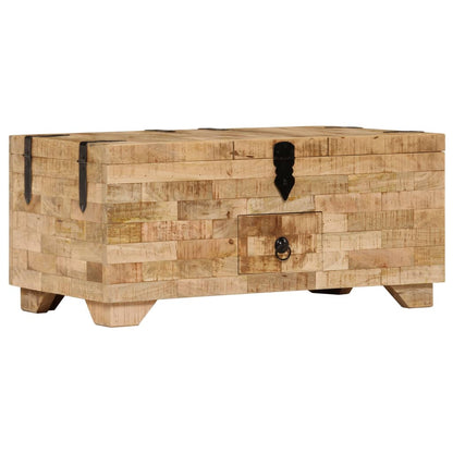 Konferenční Stolek Masivní Mangovníkové Dřevo 80 X 40 X 35 Cm