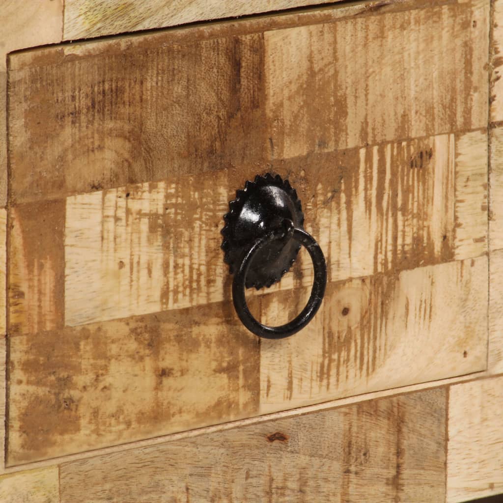 Konferenční Stolek Masivní Mangovníkové Dřevo 80 X 40 X 35 Cm