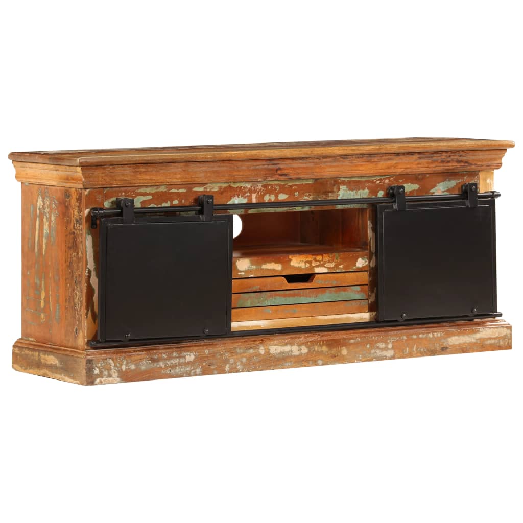 Tv Stolek 110 X 30 X 45 Cm Masivní Recyklované Dřevo