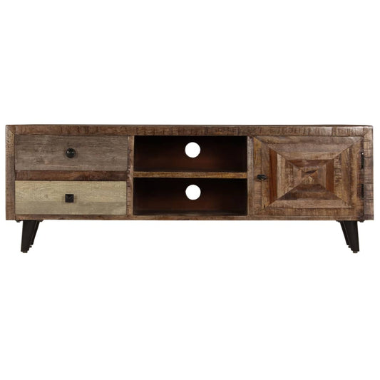 Tv Stolek 118 X 30 X 40 Cm Masivní Mangovníkové Dřevo
