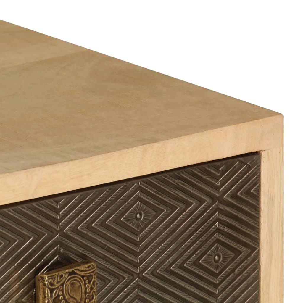 Tv Stolek 120 X 30 X 40 Cm Masivní Mangovníkové Dřevo