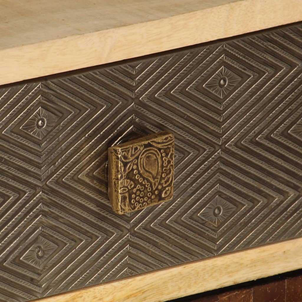 Tv Stolek 120 X 30 X 40 Cm Masivní Mangovníkové Dřevo