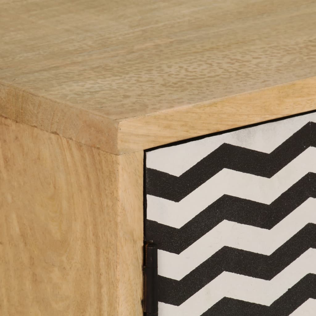 Příborník 120 X 30 X 75 Cm Masivní Mangovníkové Dřevo