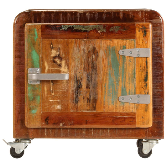 Noční Stolek 50 X 30 X 50 Cm Masivní Recyklované Dřevo