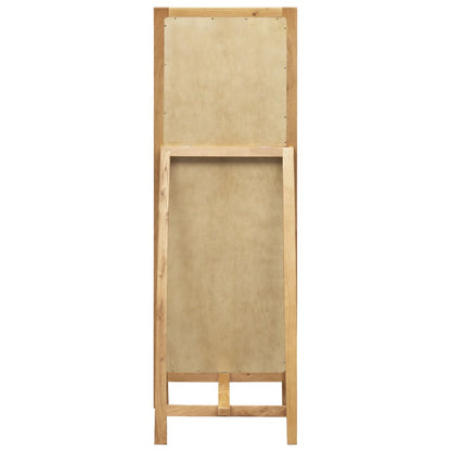 Stojací Zrcadlo 48 X 46,5 X 150 Cm Masivní Dubové Dřevo