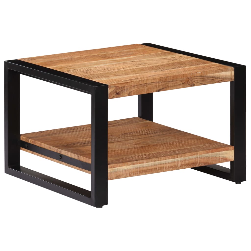 Konferenční Stolek 60 X 60 X 40 Cm Masivní Akáciové Dřevo