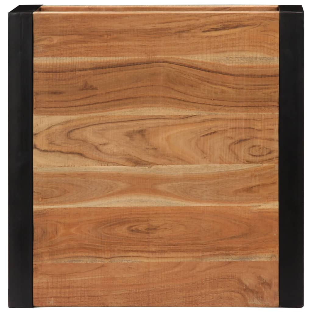 Konferenční Stolek 60 X 60 X 40 Cm Masivní Akáciové Dřevo