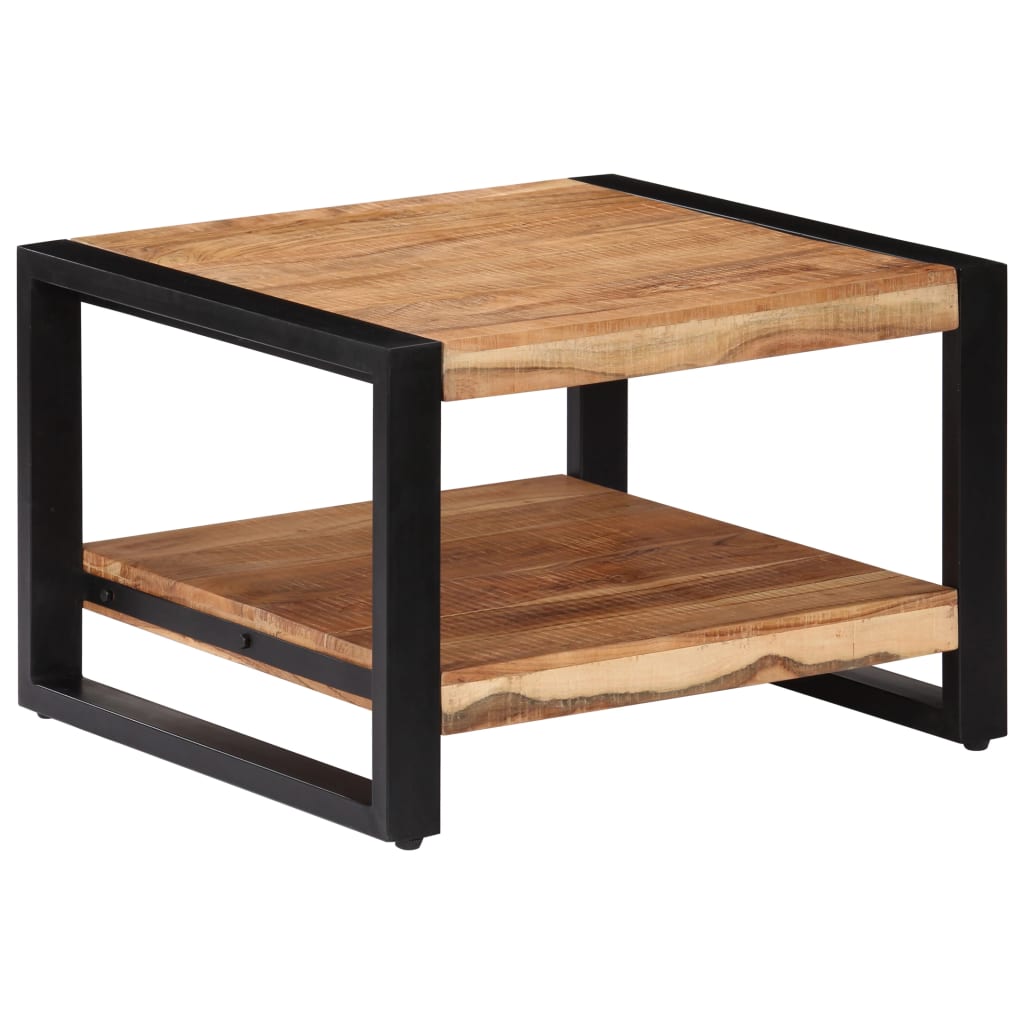 Konferenční Stolek 60 X 60 X 40 Cm Masivní Akáciové Dřevo