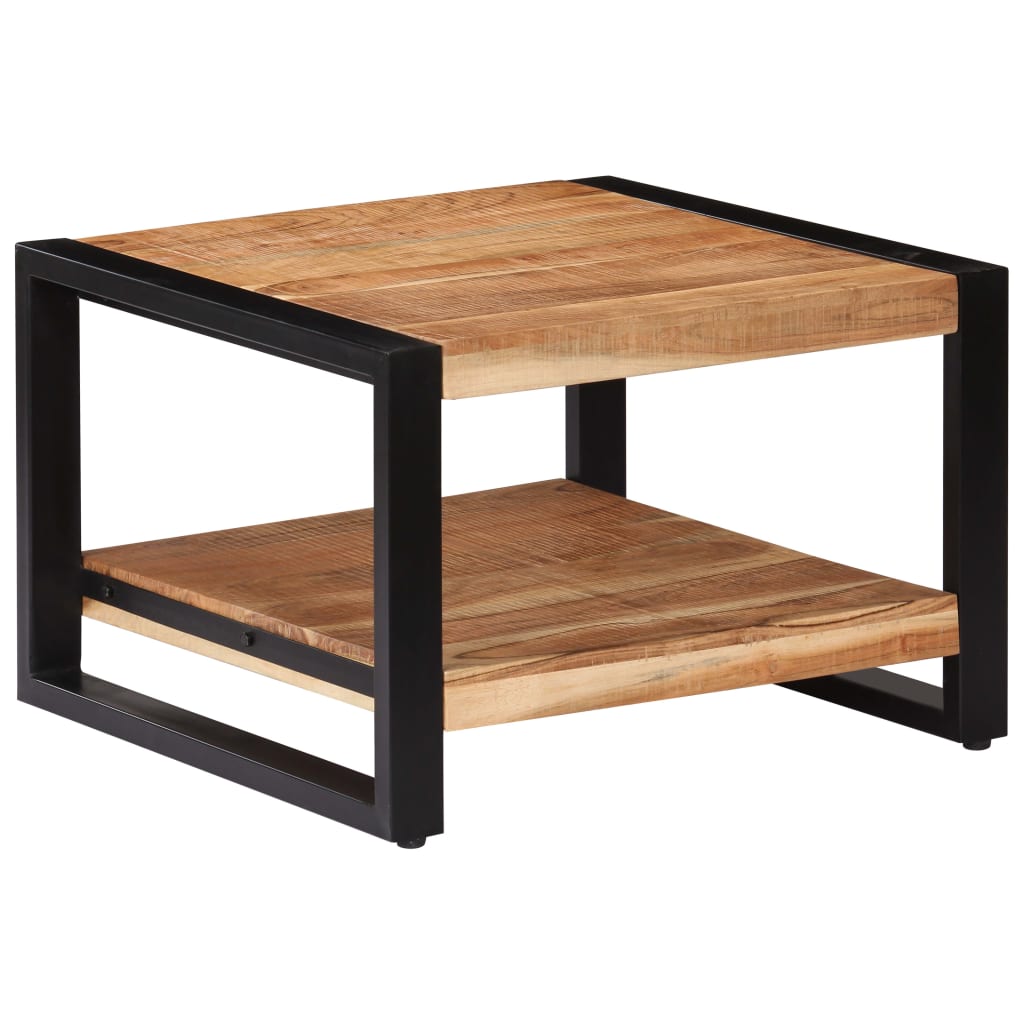 Konferenční Stolek 60 X 60 X 40 Cm Masivní Akáciové Dřevo