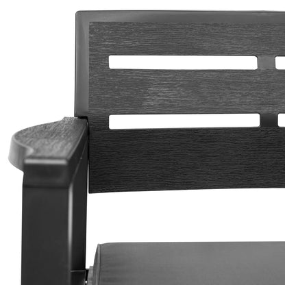 2Místná Zahradní Lavice S Poduškami 133 Cm Plast