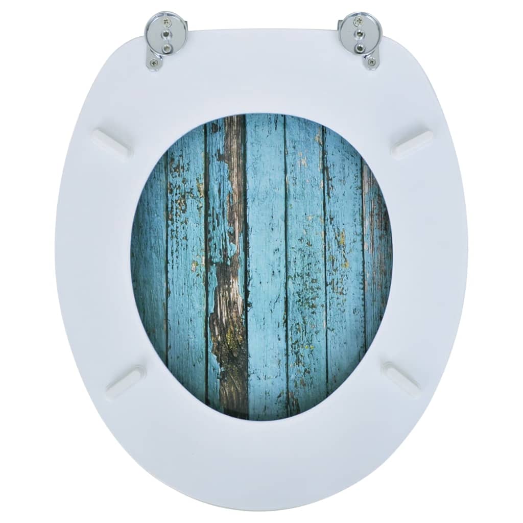 Wc Sedátka S Víky 2 Ks Mdf Staré Dřevo
