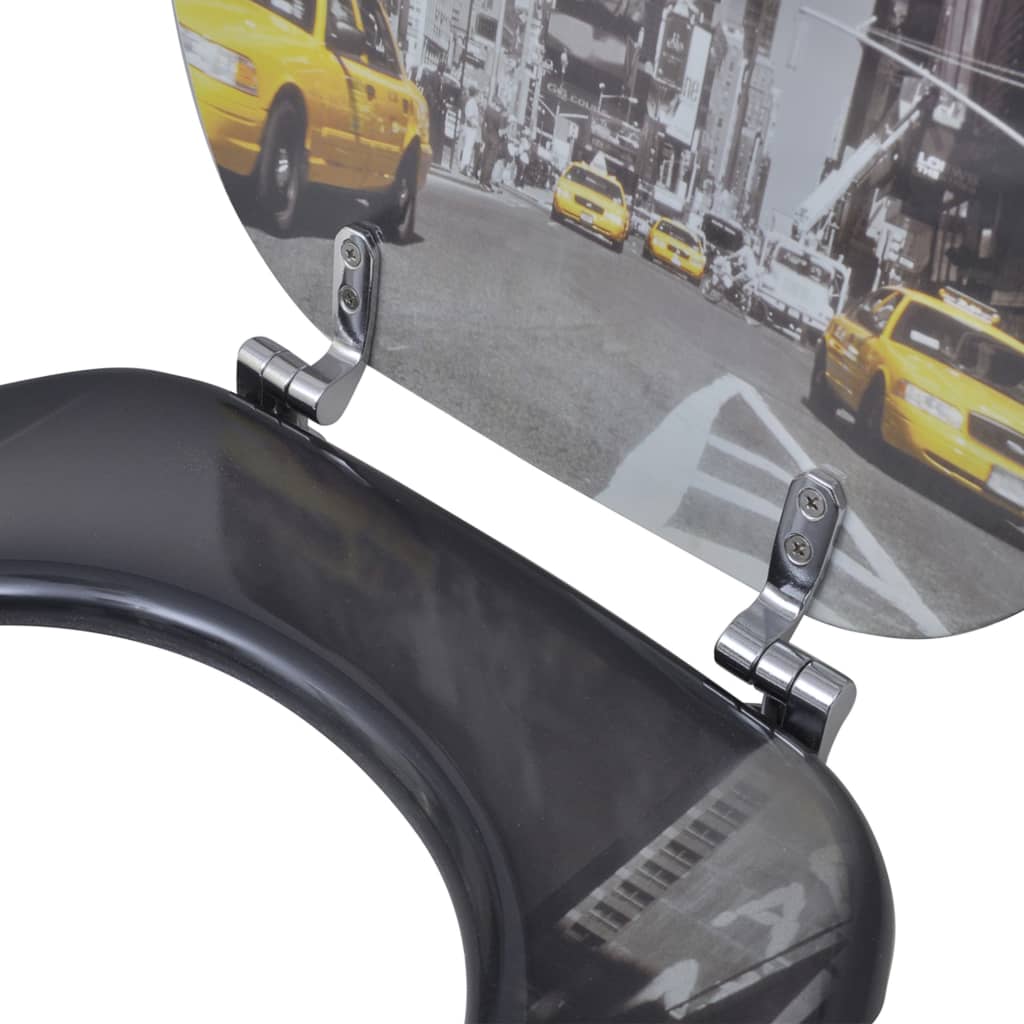 Wc Sedátka S Víky 2 Ks Mdf New York