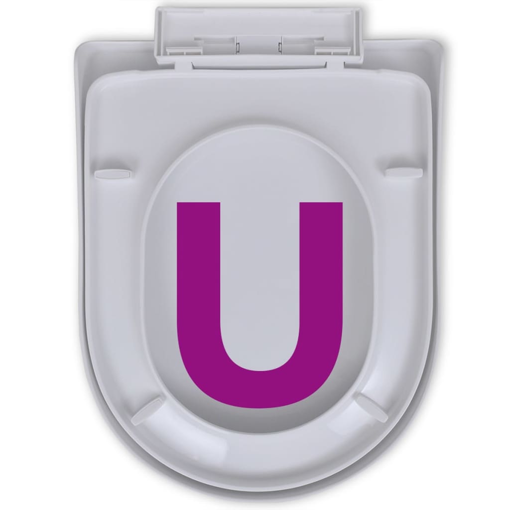 Wc Sedátka S Funkcí Pomalého Sklápění 2 Ks Bílá Plastová