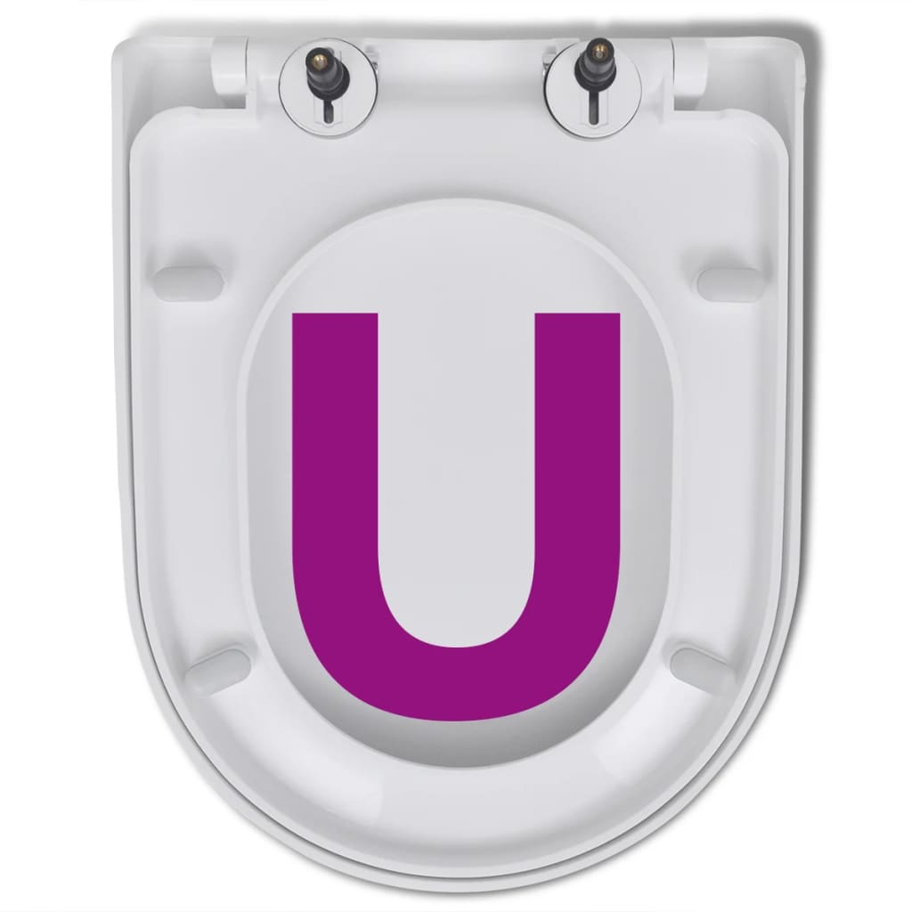 Wc Sedátka S Funkcí Pomalého Sklápění 2 Ks Bílá Plastová