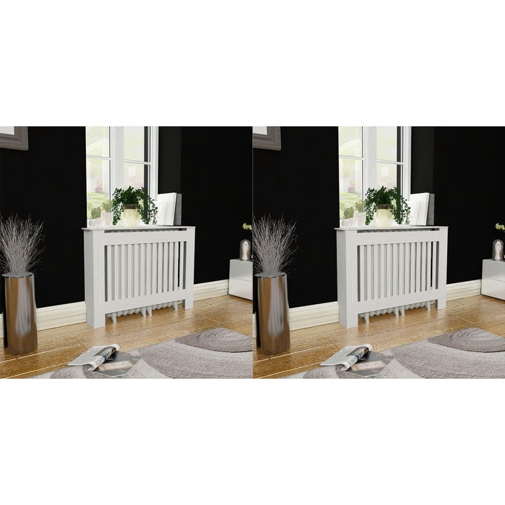 Bílý Kryt Z Mdf Na Radiátor, 112 Cm