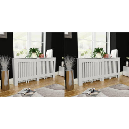 Bílý Kryt Z Mdf Na Radiátor, 112 Cm