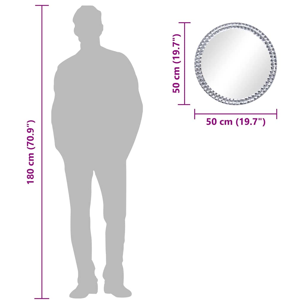 Nástěnné Zrcadlo Tvrzené Sklo
