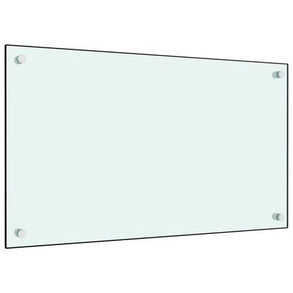 Kuchyňský Panel Bílý Tvrzené Sklo