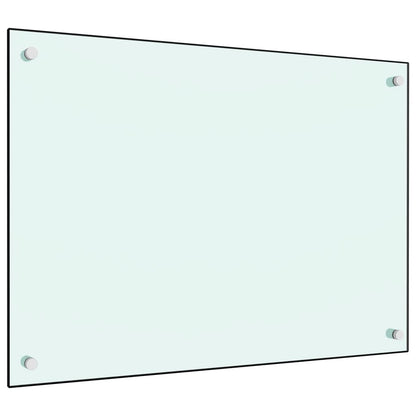 Kuchyňský Panel Bílý Tvrzené Sklo