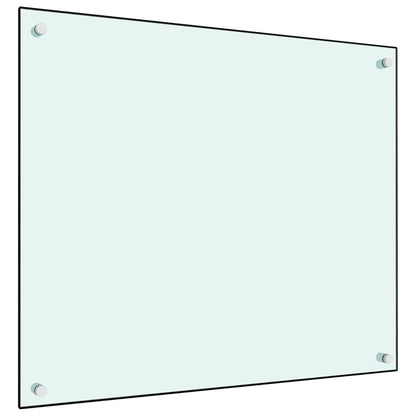 Kuchyňský Panel Bílý Tvrzené Sklo