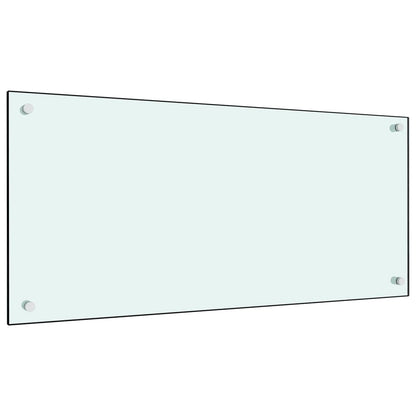 Kuchyňský Panel Bílý Tvrzené Sklo