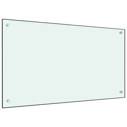 Kuchyňský Panel Bílý Tvrzené Sklo