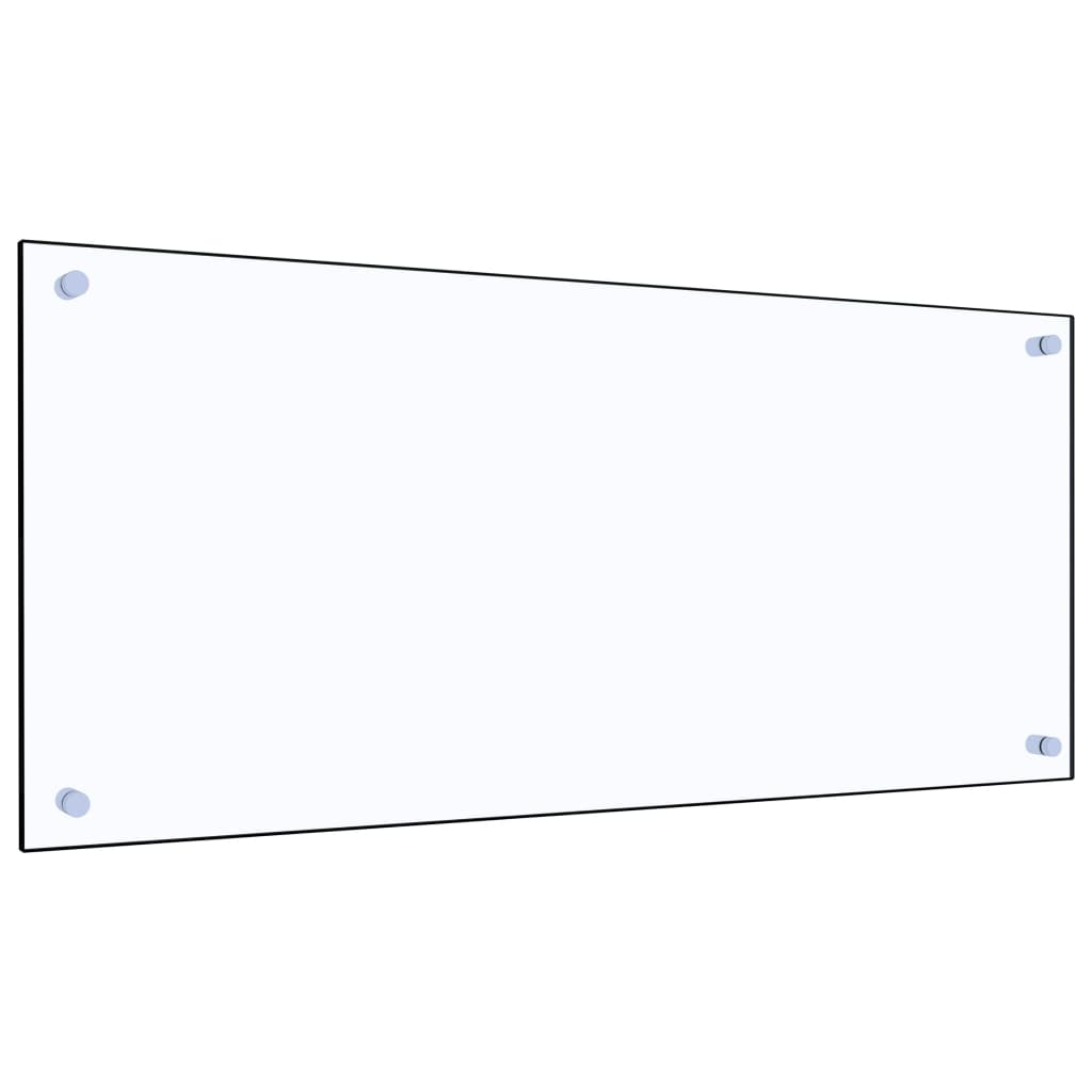 Kuchyňský Panel Bílý Tvrzené Sklo