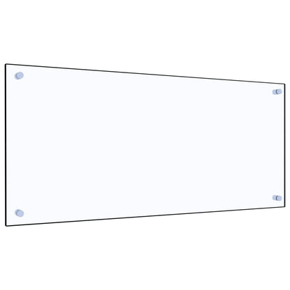 Kuchyňský Panel Bílý Tvrzené Sklo