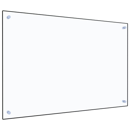 Kuchyňský Panel Bílý Tvrzené Sklo