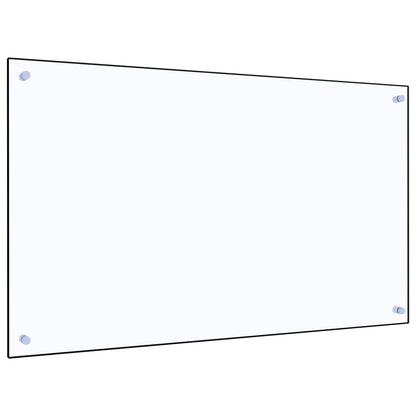 Kuchyňský Panel Bílý Tvrzené Sklo