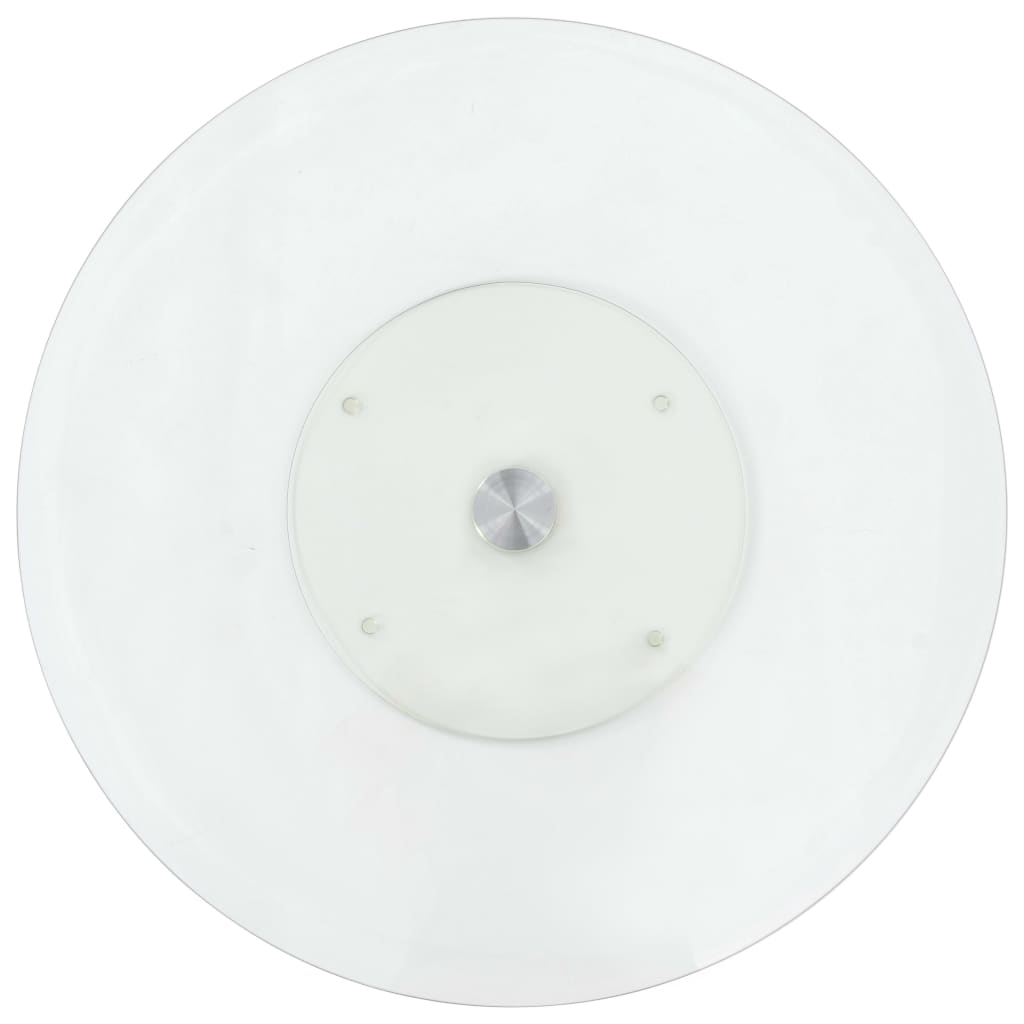 Otočný Servírovací Tác Transparentní 60 Cm Tvrzené Sklo