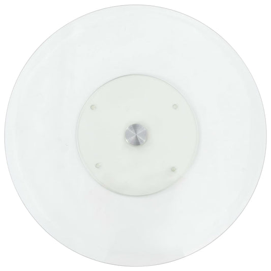 Otočný Servírovací Tác Transparentní 60 Cm Tvrzené Sklo