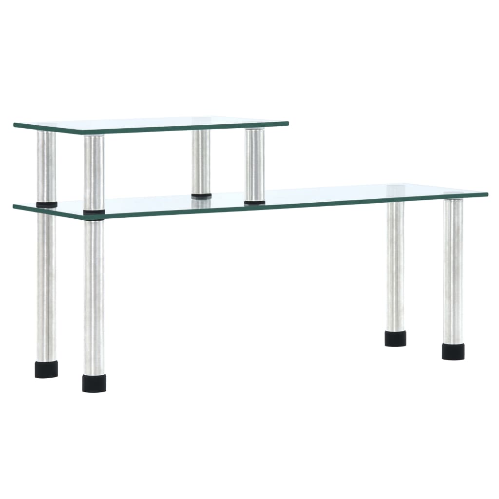 Kuchyňská Police Černá 45 X 16 X 26 Cm Tvrzené Sklo