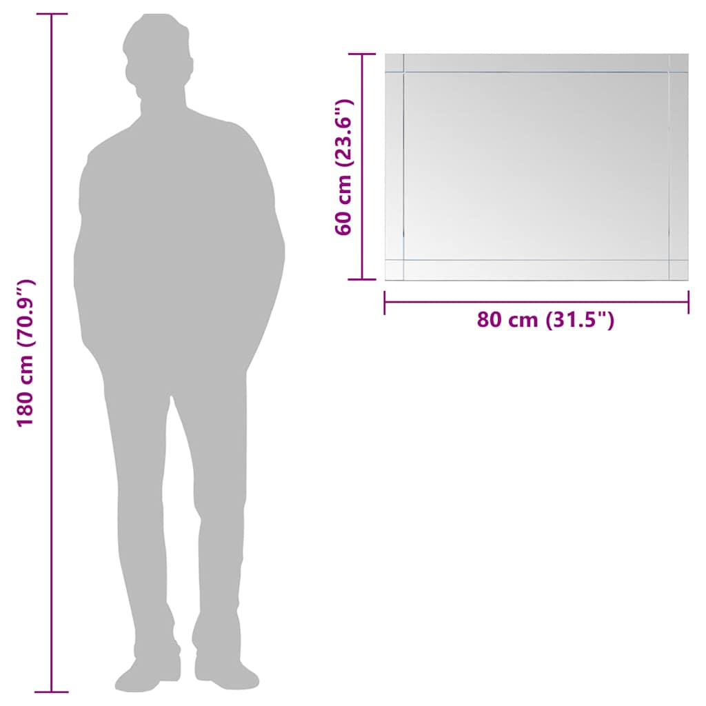 Nástěnné Zrcadlo Sklo