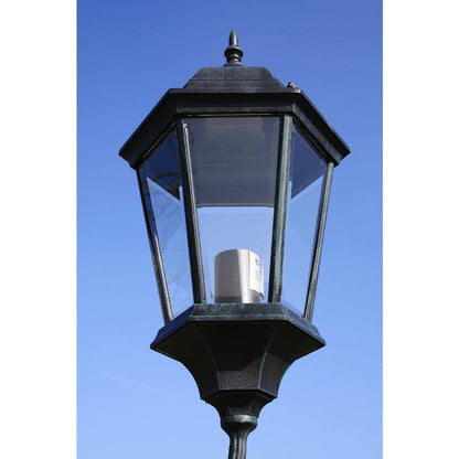 Zahradní Lampa Brighton Se 3 Rameny, 230 Cm, Tmavě Zelená / Černá