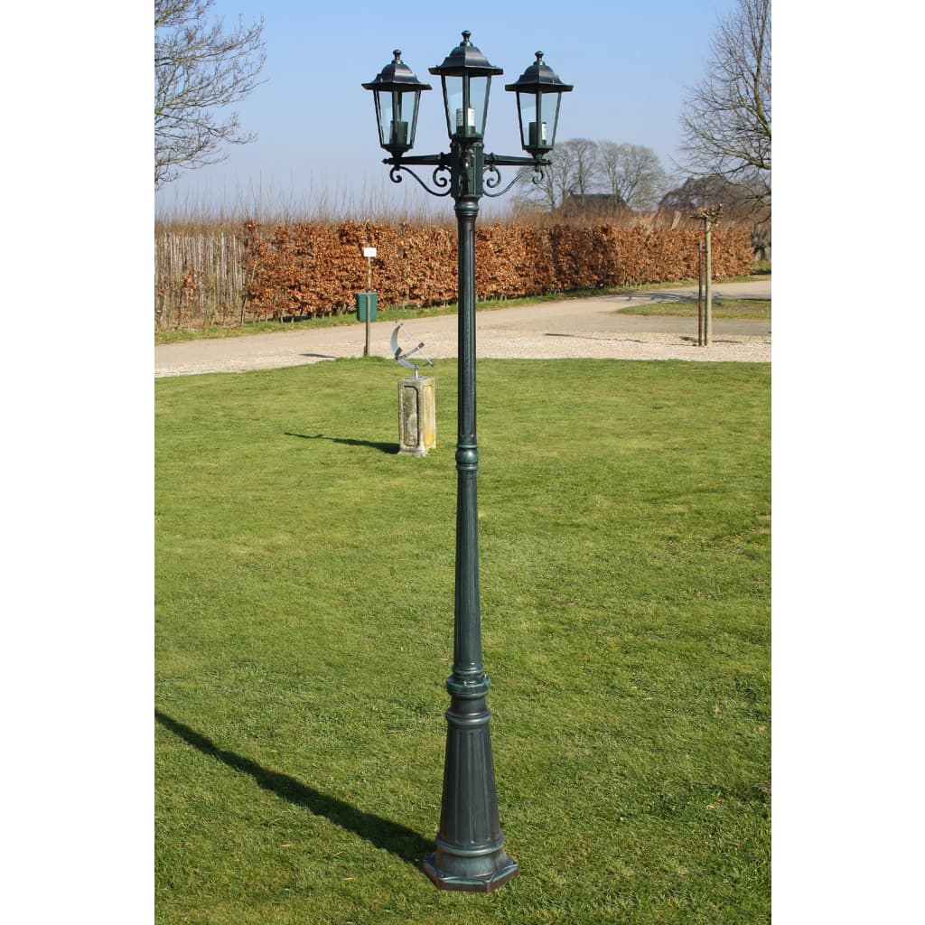 Zahradní Lampa Kingston, Kandelábr Se 3 Rameny 215 Cm, Bílý