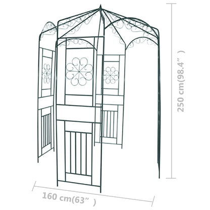 Zahradní Oblouk 250 Cm Tmavě Zelený