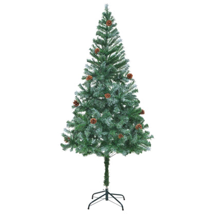 Umělý Vánoční Stromek Se Šiškami 210 Cm