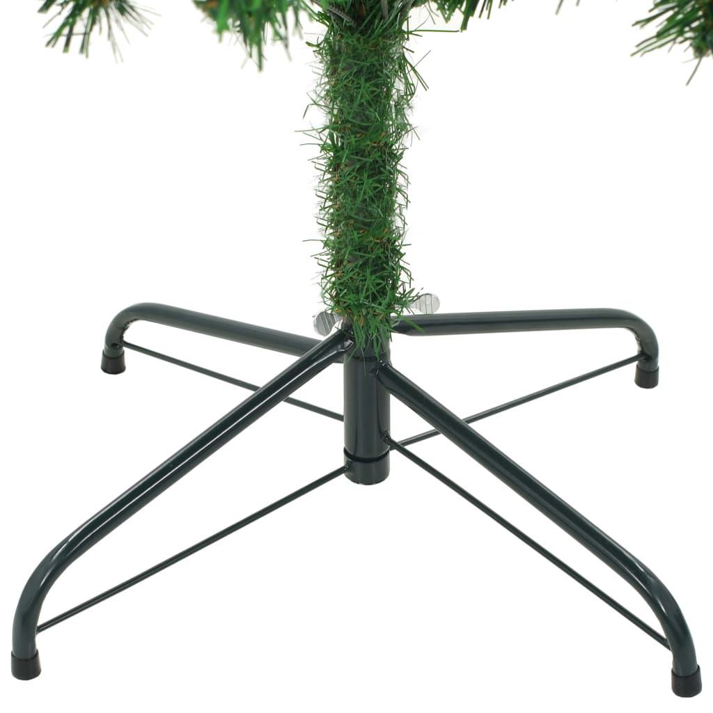 Umělý Vánoční Stromek Se Šiškami 210 Cm