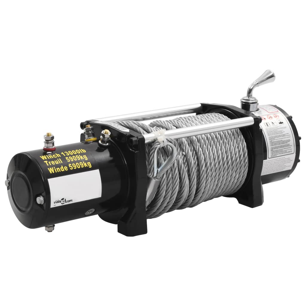 Elektrický Naviják 12 V 5909 Kg