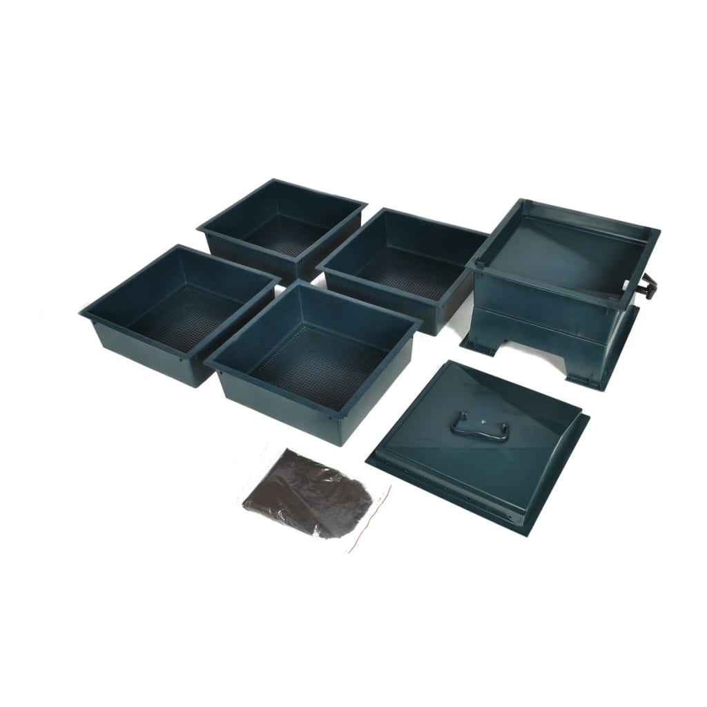 Kompostér Na Červy 4 Zásobníky 42 X 42 X 60 Cm