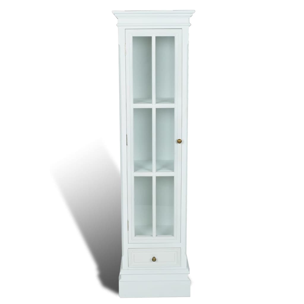 Elegantní Knihovna Se 3 Policemi Bílá Dřevěná