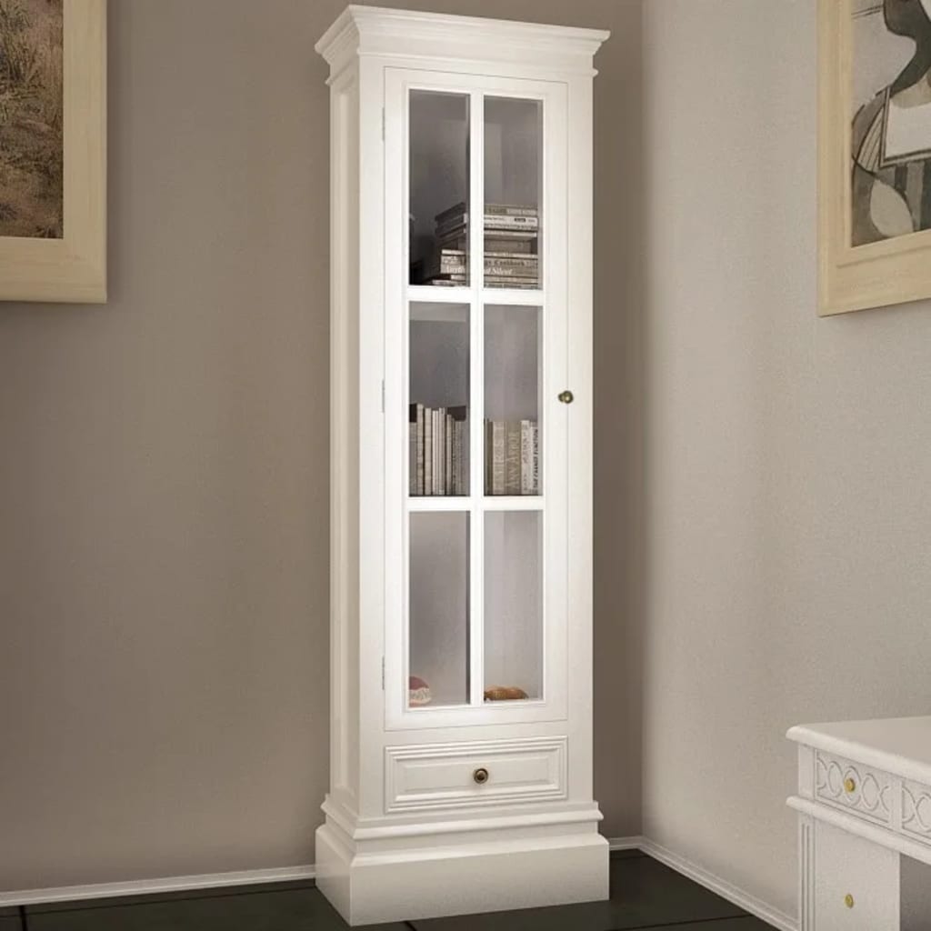 Elegantní Knihovna Se 3 Policemi Bílá Dřevěná