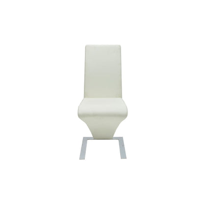 Jídelní Židle 4 Ks Bílé Umělá Kůže