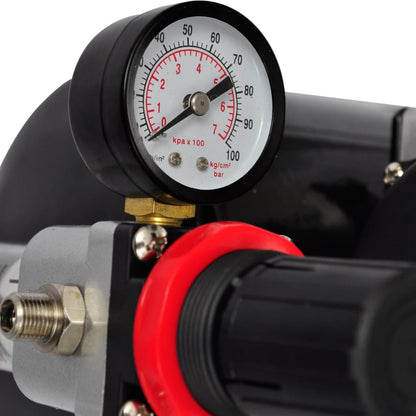 Airbrush Souprava Kompresoru Se 3 Pistolemi Zelená