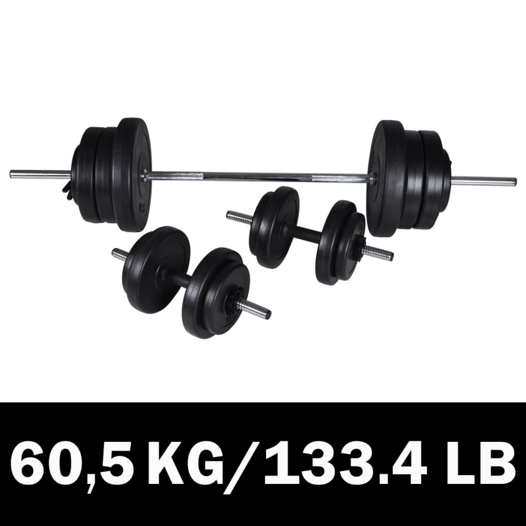 Obouruční Činka Se Závažím 30 Kg